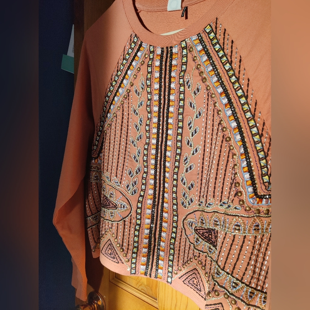 Embellished Bohemian Top